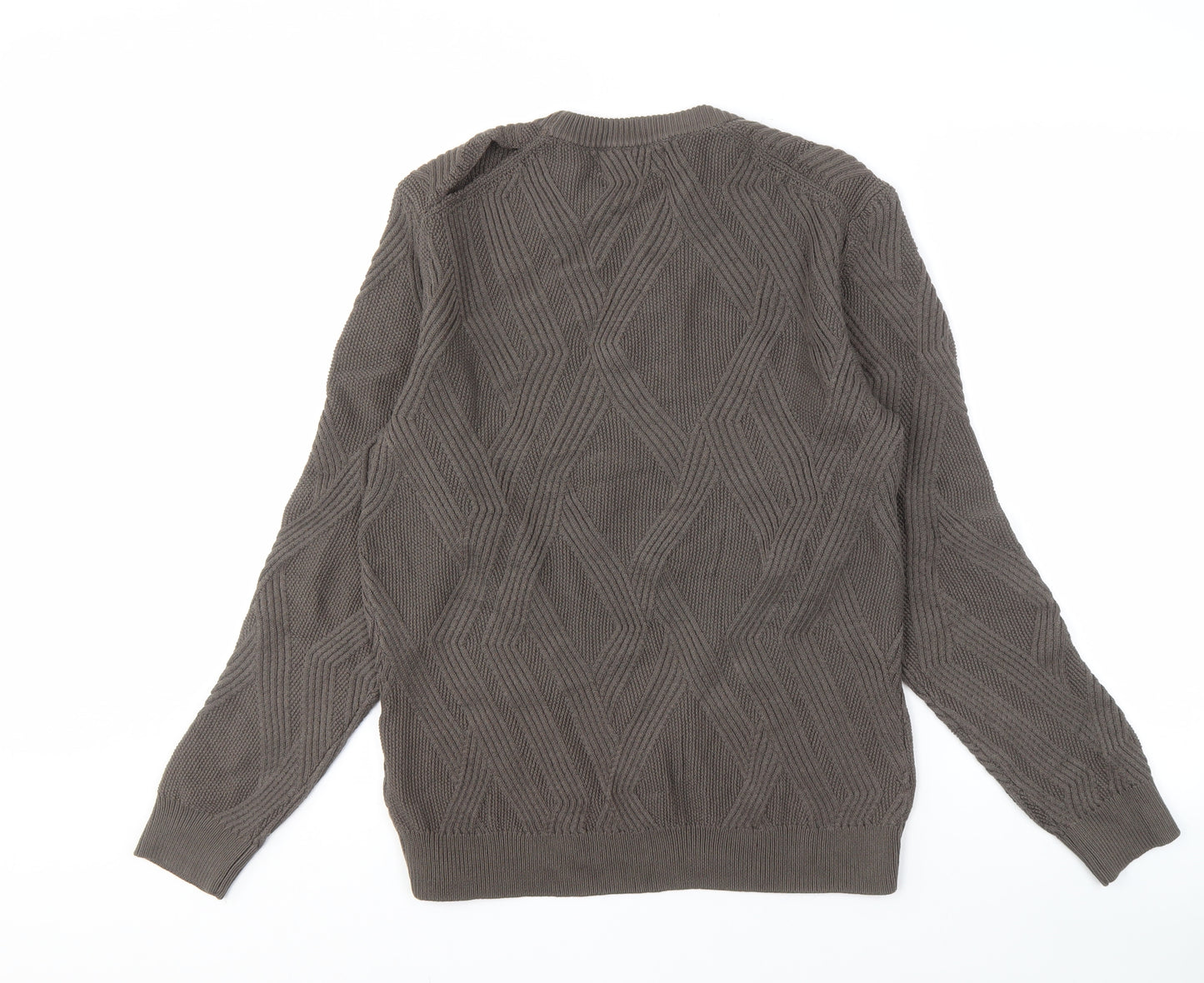 Marks and Spencer Men's Grey Pullover Jumper, Size S
