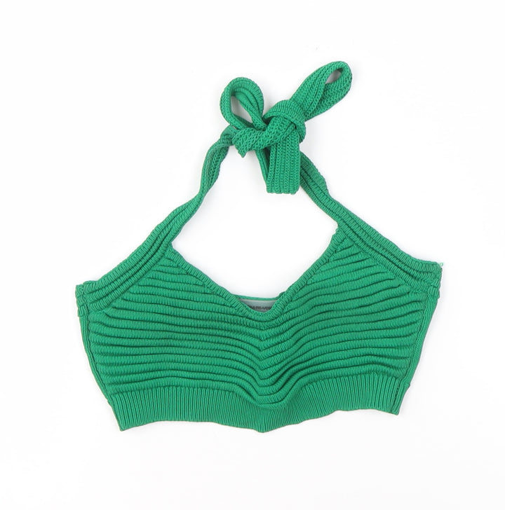 Manière De Voir Women's Green Camisole Halter Top XS