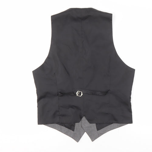 OneSixFive Men's Grey Waistcoat 38S Formal
