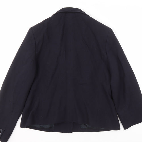 Alex & Co. Women's Black Wool Blazer Size 16, Lined