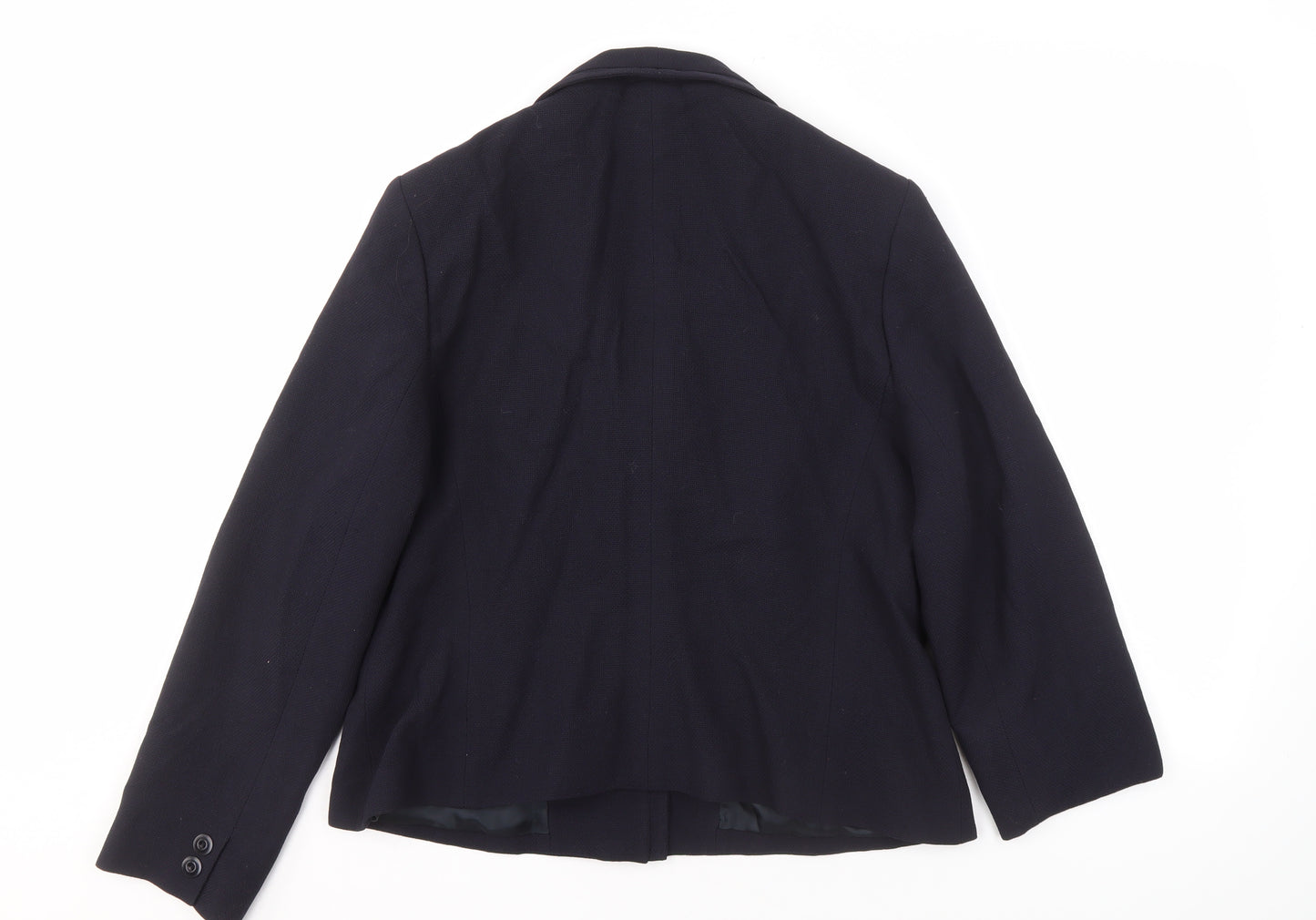 Alex & Co. Women's Black Wool Blazer Size 16, Lined
