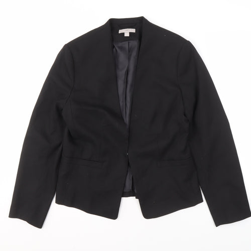 H&M Women's Black Blazer, Size 14, Classic Workwear