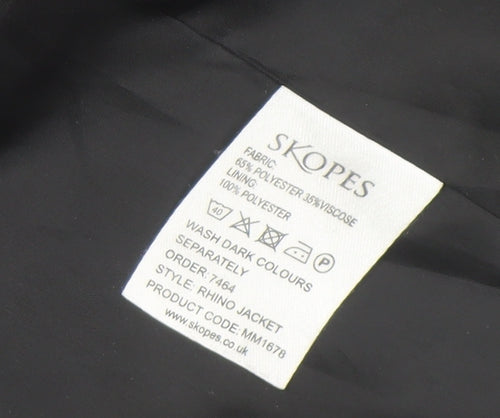Skopes Men's Black Blazer, 40R, Formal Jacket