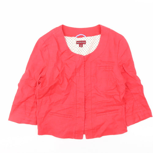 Merona Women's Red Cotton Jacket, Casual, Size S
