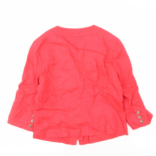 Merona Women's Red Cotton Jacket, Casual, Size S