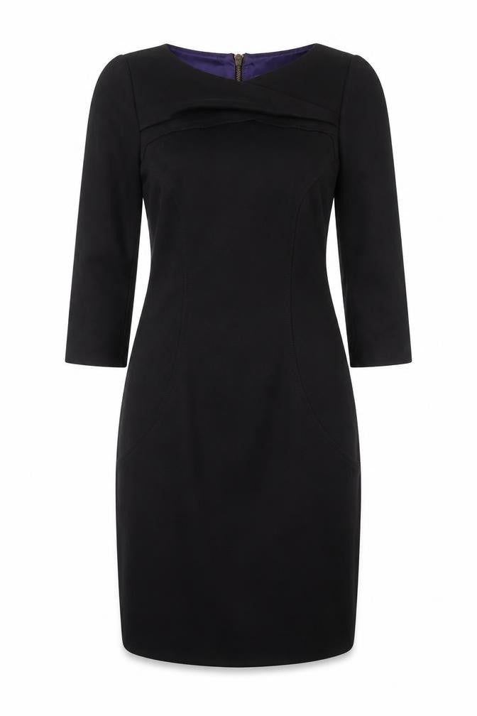 Diane von Furstenberg Women's Black Knee-Length Dress