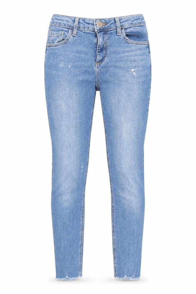 Front view of Dorothy Perkins Women's Blue Skinny Jeans, size 8