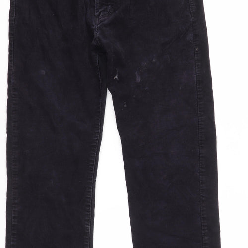 Marks and Spencer Men's Black Corduroy Trousers, 32