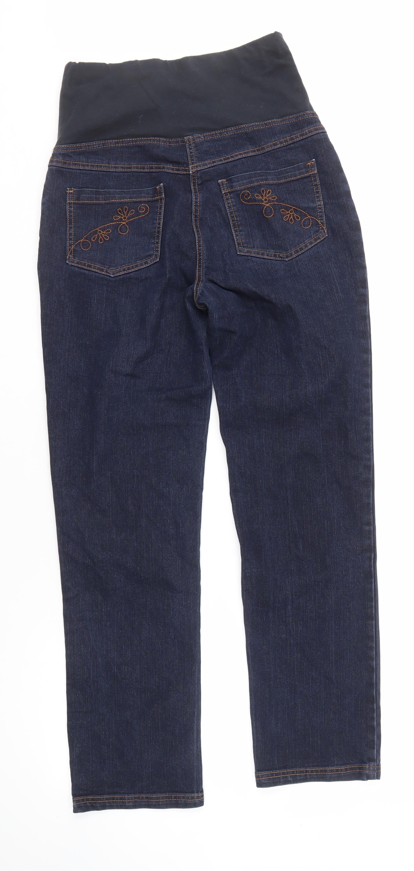 JoJo Maman Bébé Women's Blue Maternity Jeans, Size 8