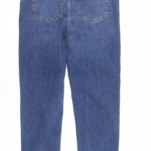 Marks and Spencer Women's Blue Straight Jeans Size 16