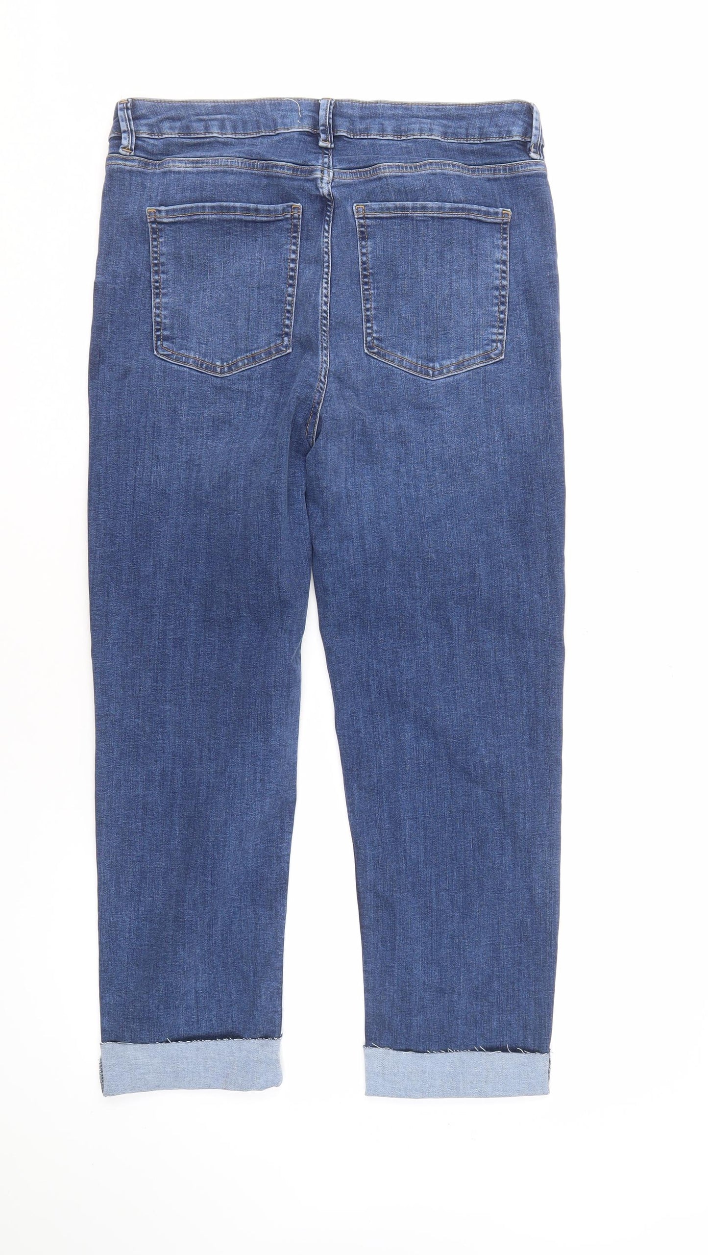 Marks and Spencer Women's Blue Straight Jeans Size 16