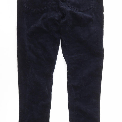 Next Boys Corduroy Trousers, Blue, 16 Years, Cotton Blend