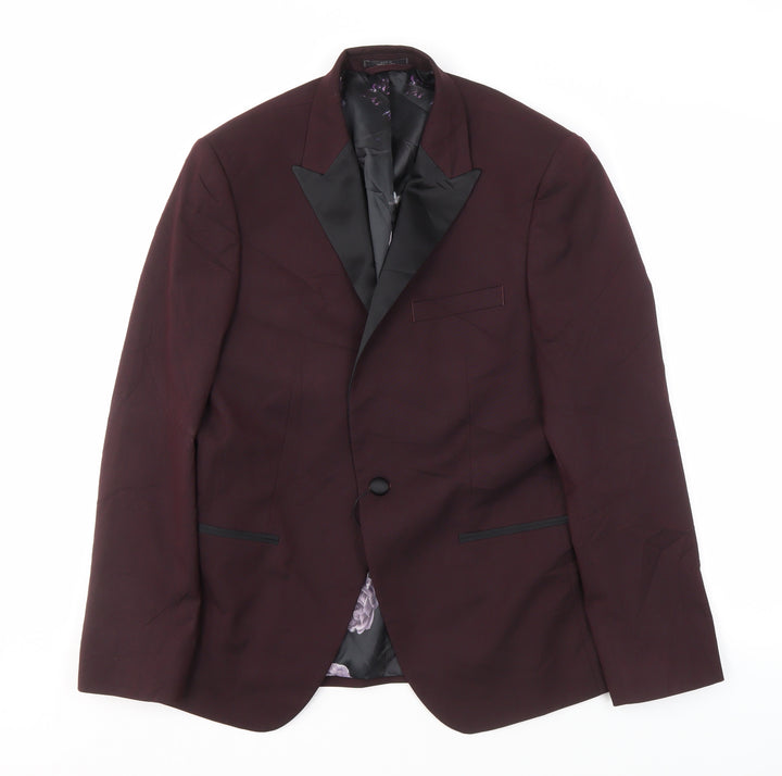 Marks and Spencer Men's Brown Shawl Lapel Blazer L