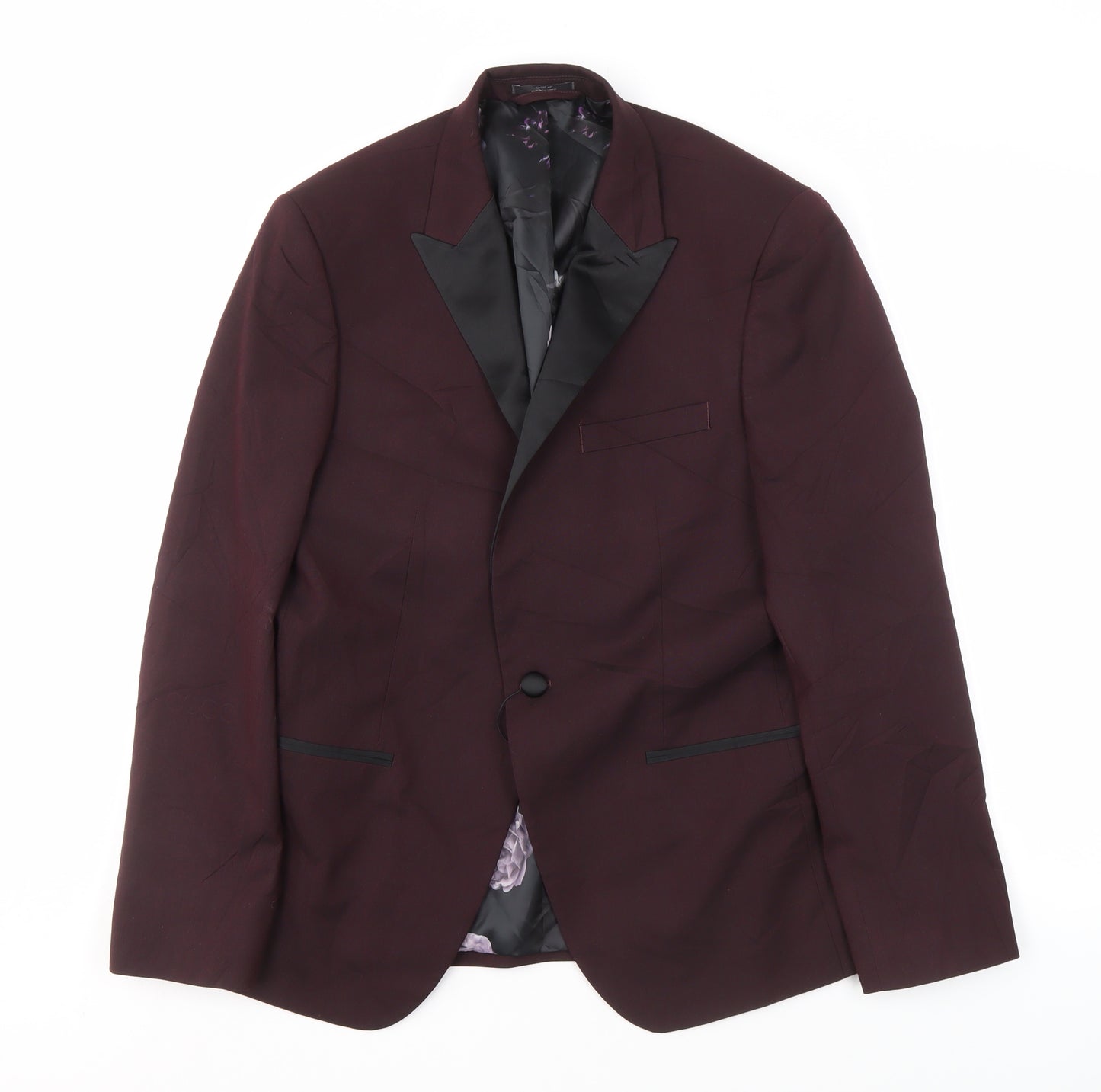 Marks and Spencer Men's Brown Shawl Lapel Blazer L