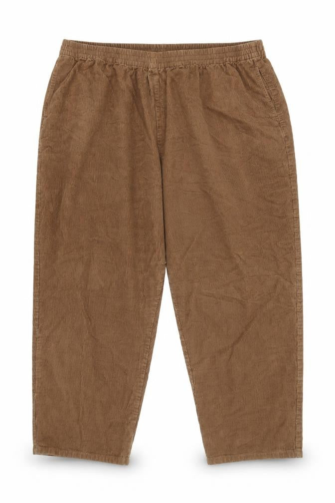 Y&Y Women's Brown Cotton Elastic Waist Trousers 2XL