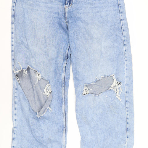 New Look Women's Blue Straight Jeans Size 16