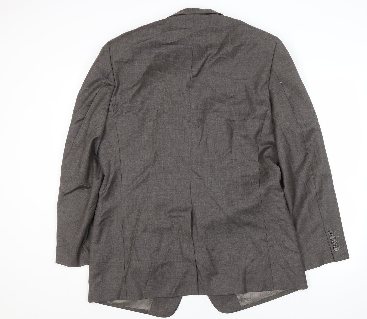 Marks and Spencer Grey Wool Blazer, Men's 42 Long