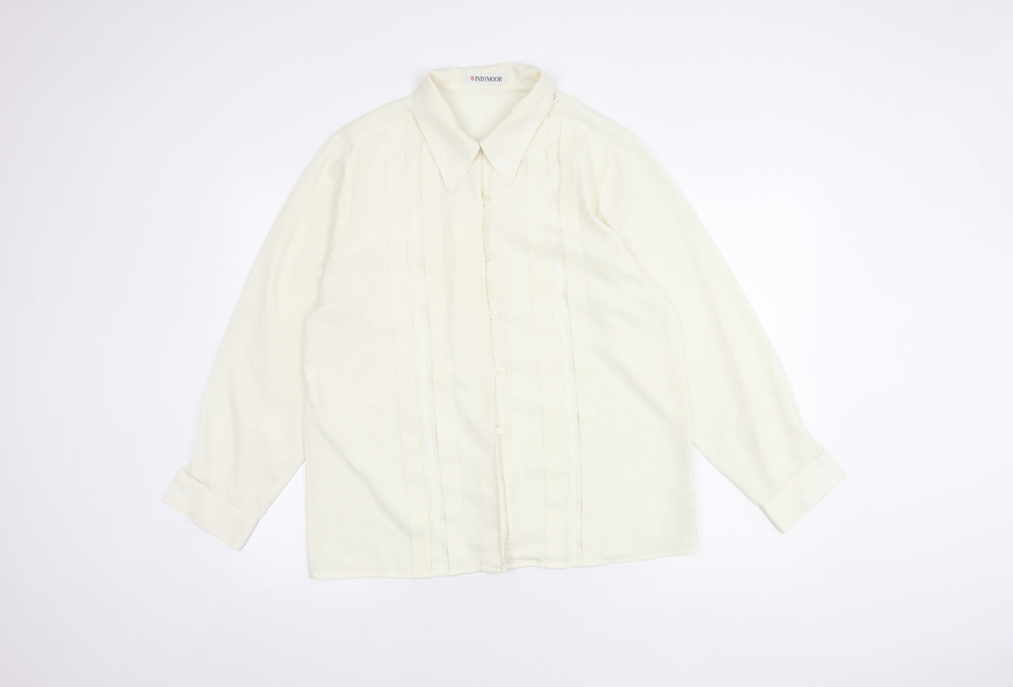 Windsmoor Women's Ivory Long Sleeve Button-Up Shirt