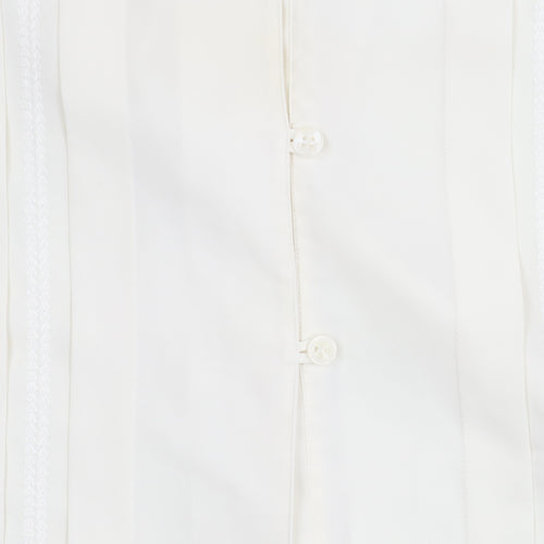 Windsmoor Women's Ivory Long Sleeve Button-Up Shirt