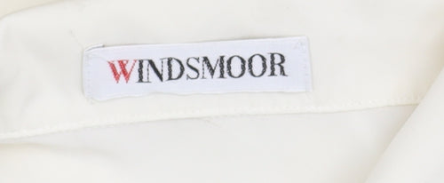 Windsmoor Women's Ivory Long Sleeve Button-Up Shirt