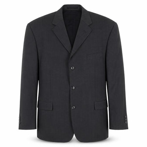 Centaur Men's Grey Short Blazer, Size 46 Short, Wool Blend