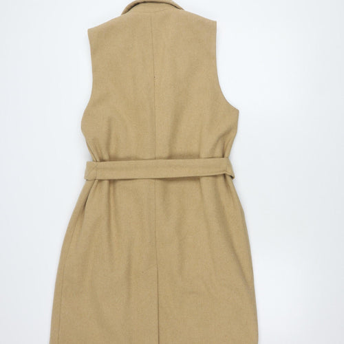 New Look Beige Women's Waistcoat Size 14 Belted
