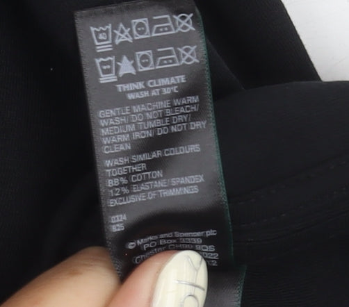 Marks and Spencer Women's Black Sleeveless Top