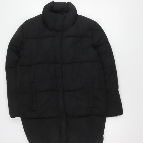 Hush Women's Black Puffer Jacket Size 8 Winter Coat