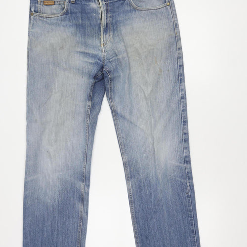 Farah Men's Blue Denim Jeans Size 36