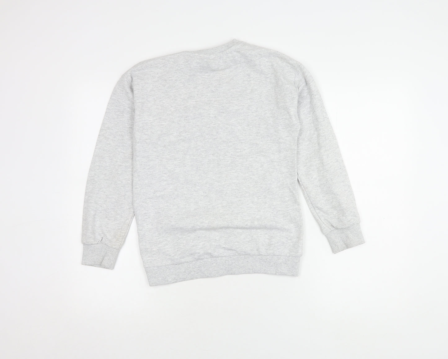 NBA Boys Grey Pullover Sweatshirt, 11 Years, Logo Graphic Print