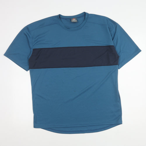 Wynnster Men's Blue XL Activewear T-Shirt Jersey