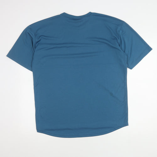Wynnster Men's Blue XL Activewear T-Shirt Jersey