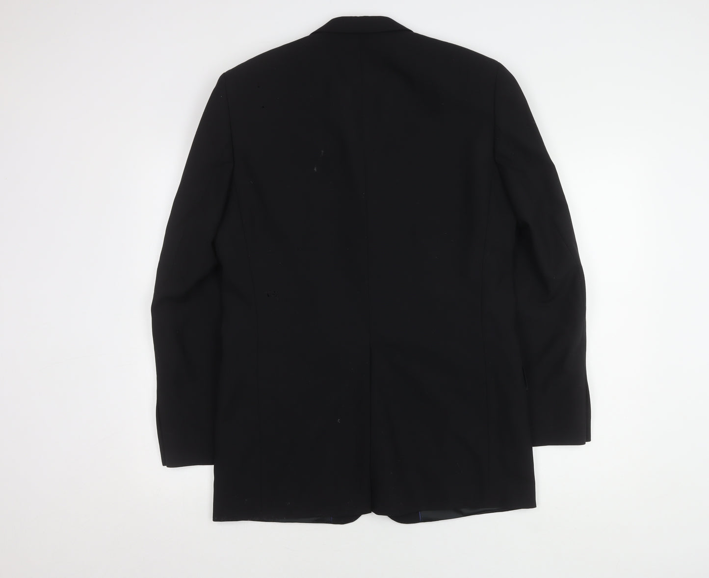 Next Men's Black Wool Blazer Jacket Size 36