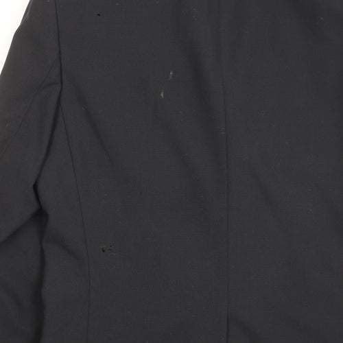 Next Men's Black Wool Blazer Jacket Size 36