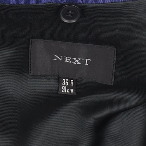 Next Men's Black Wool Blazer Jacket Size 36