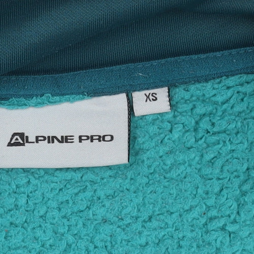 Alpine Pro Unisex Blue Fleece Jacket XS Casual