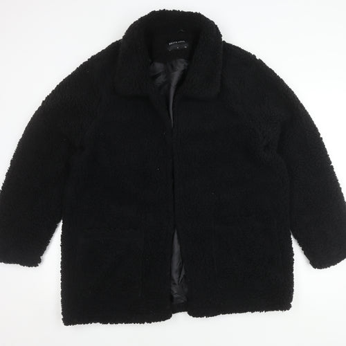Brave Soul Women's Black Mid-Length Coat Size 14