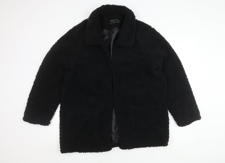 Brave Soul Women's Black Mid-Length Coat Size 14