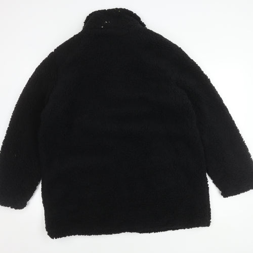 Brave Soul Women's Black Mid-Length Coat Size 14