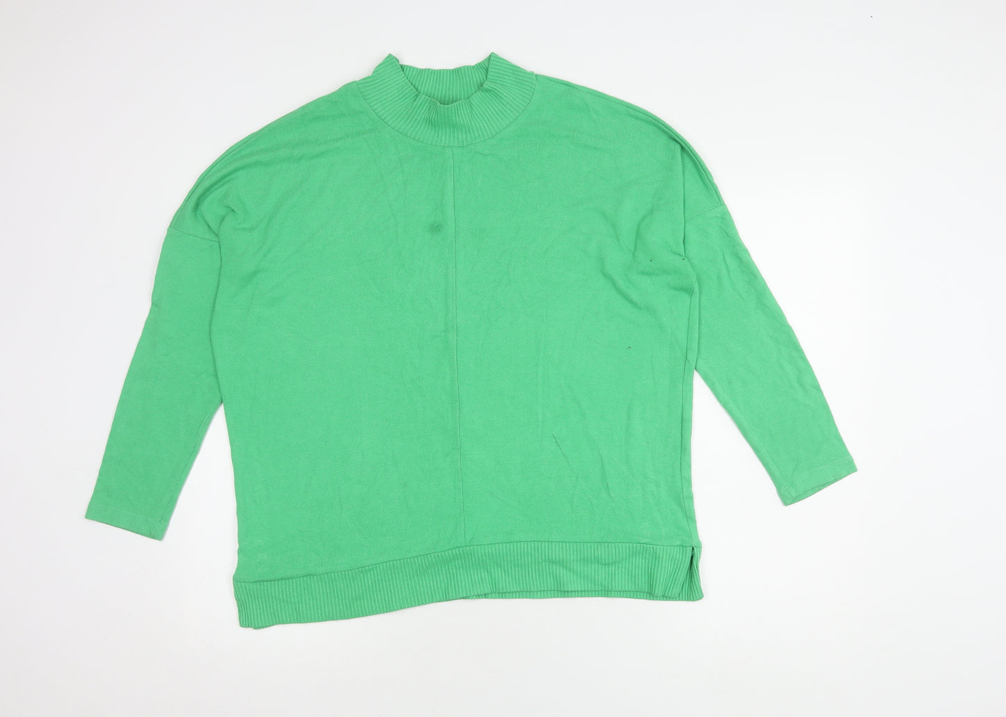 Next Green Mock Neck Women's Jumper Size 12
