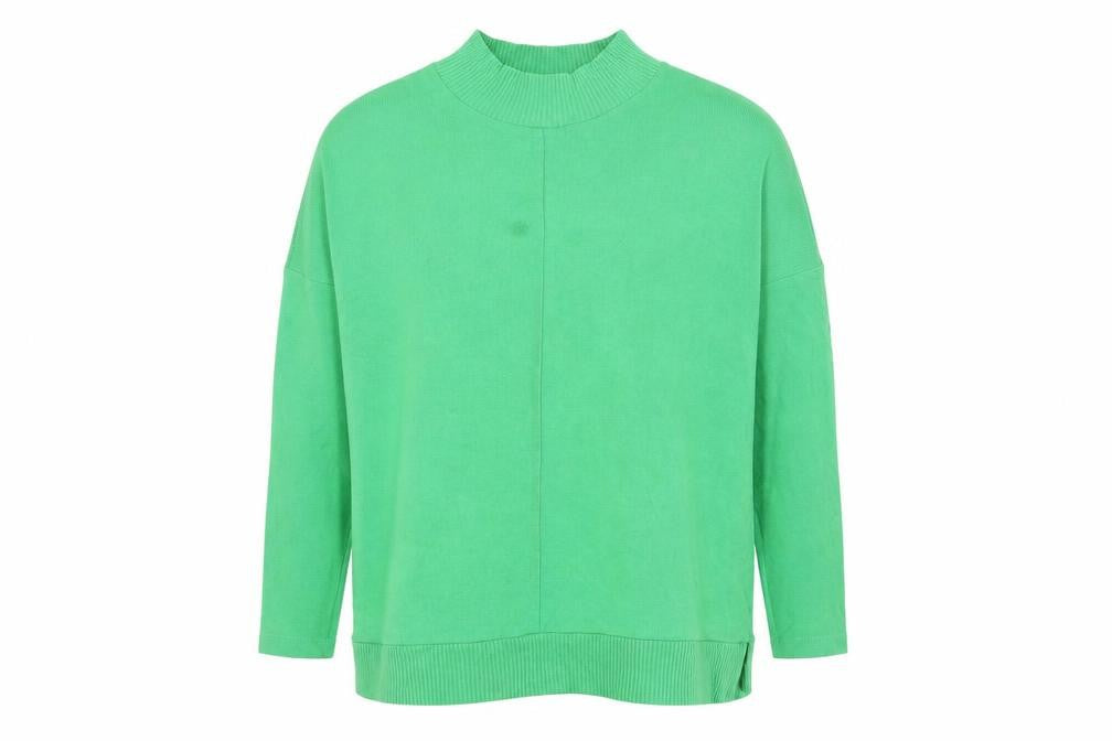Front view of Next Green Mock Neck Women's Jumper, size 12