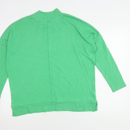 Next Green Mock Neck Women's Jumper Size 12
