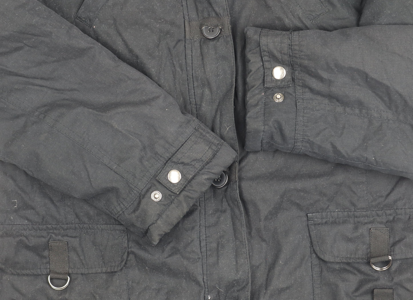 Next Women's Black Anorak Jacket Size 14
