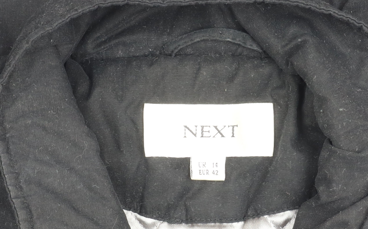 Next Women's Black Anorak Jacket Size 14