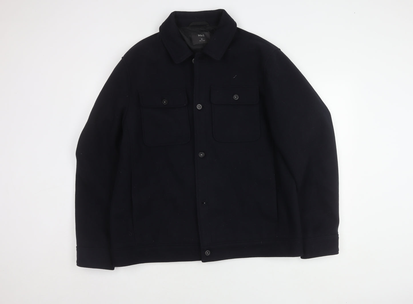 Marks and Spencer Men's Black XL Basic Jacket