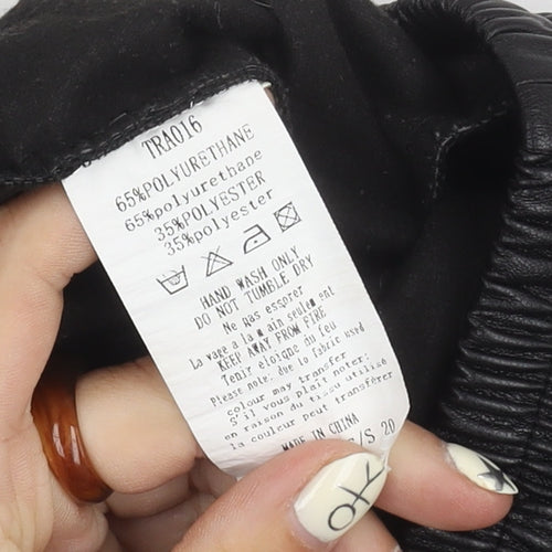 AX Paris Women's Black Jogger Trousers Size S