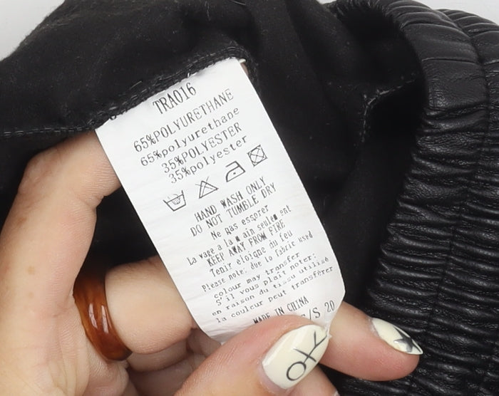 AX Paris Women's Black Jogger Trousers Size S