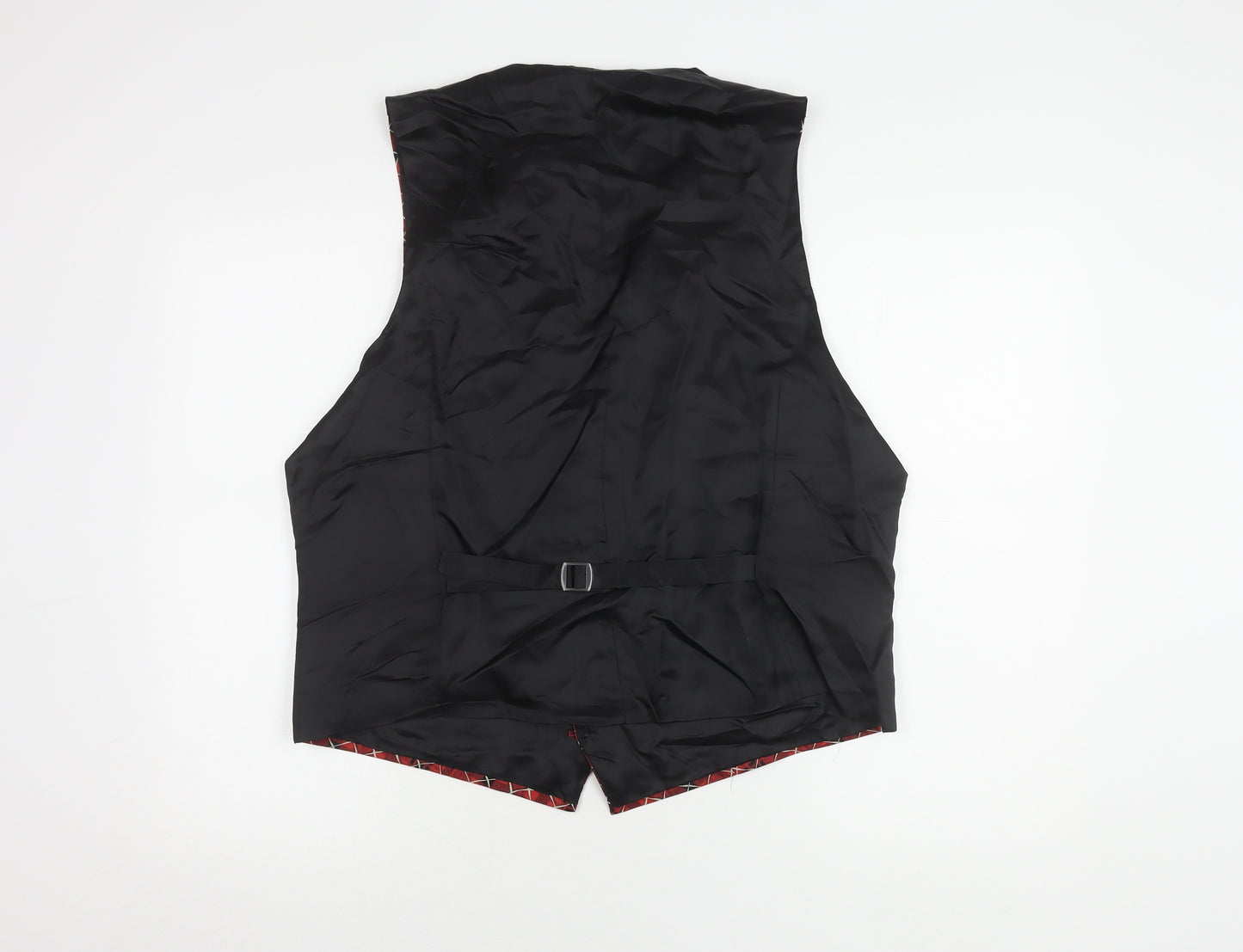 Marks and Spencer Men's Red Silk Waistcoat Size 44