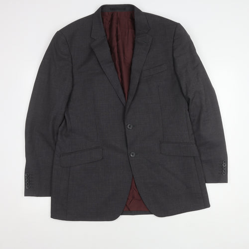 T.M. Lewin Men's Grey Suit Jacket, 42 R