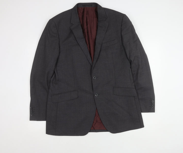 T.M. Lewin Men's Grey Suit Jacket, 42 R
